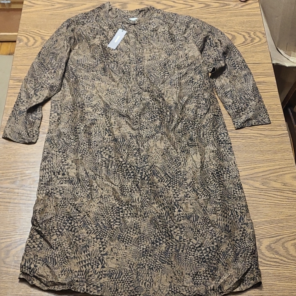 Humanoid Printed Silk Dress